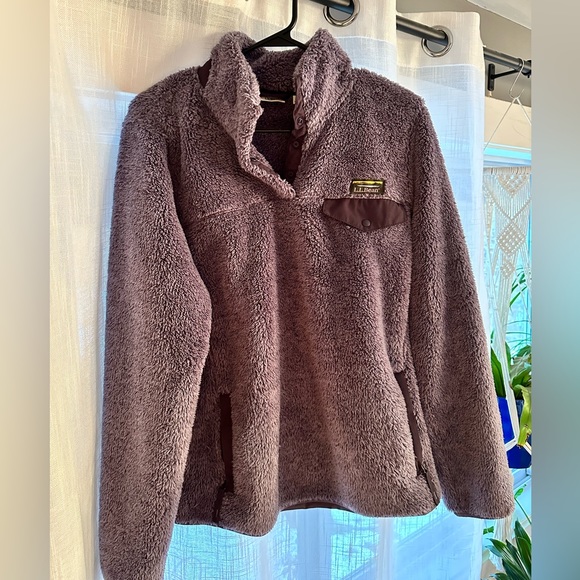 L.L. Bean Tops Ll Bean High Pilefleece Pullover Poshmark